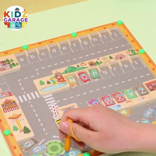 Montessori Magnetic Alphabet Maze | Fun Way to Learn ABCs