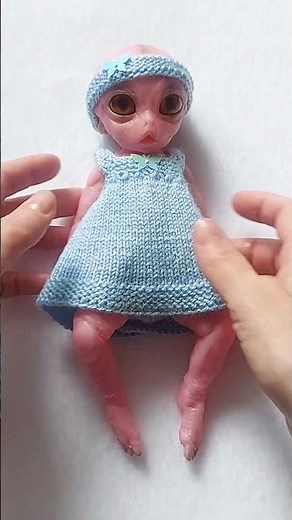 Doll Outfit Knitting Pattern for 9 Inch Doll 💙 Same Outfit, Different Characters
