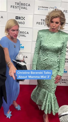 Christine Baranski talks about a potential Mamma Mia! 3 with us on the red carpet of the Season 3 premiere of 'The Gilded Age' 🎶 https://parade.com/movies/christine-baranski-update-mamma-mia-3-exclusive #ChristineBaranski #MammaMia | PARADE Magazine