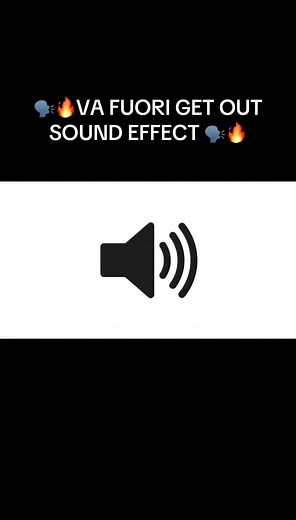 Va Fuori Get Out Sound Effect