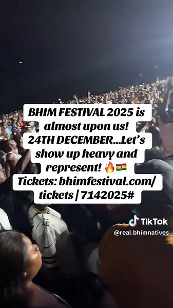 BHIM FESTIVAL 2025 is almost upon us! Let’s show up heavy and represent! 🔥🇬🇭 Tickets: bhimfestival.com/tickets | 7142025# @STONEBWOY