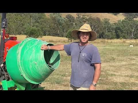 PTO 3 Point Linkage Cement Mixer.