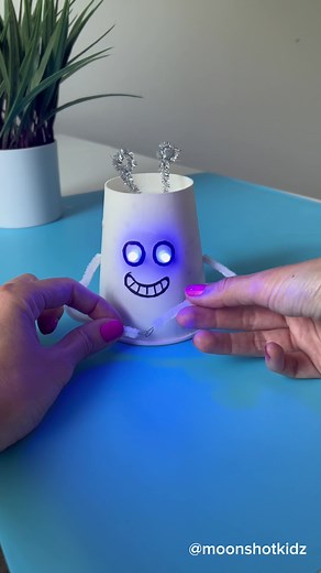 DIY Paper Cup Robot Circuit for Beginners