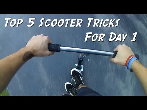 The 5 EASIEST Scooter Tricks For Beginners