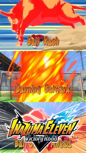 Red Bison (Raging Bulls) Special Moves Collection [Inazuma Eleven Victory Road]