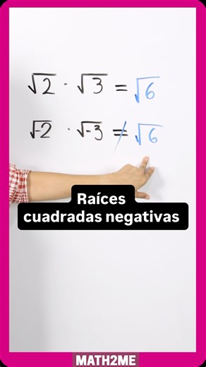 En el campo de los números reales, ten cuidado con esta propiedad de las raíces. 📍linktr.ee/math2me | Math2me