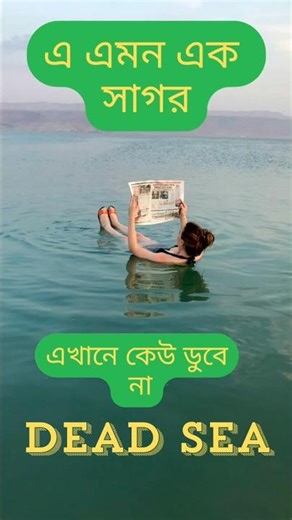 পৃথিবীর সেই অদ্ভুত সাগর | Dead Sea's Unbelievable Mystery, Finally Explained #Deadsea