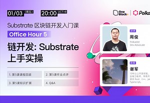 链开发：Substrate上手实操 课程回顾