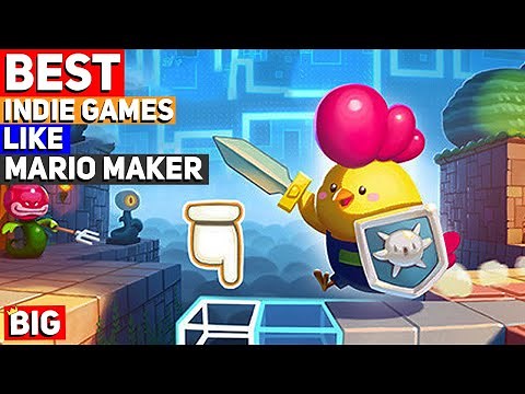Top 10 BEST Indie Games like Mario Maker (Build-your-own titles)