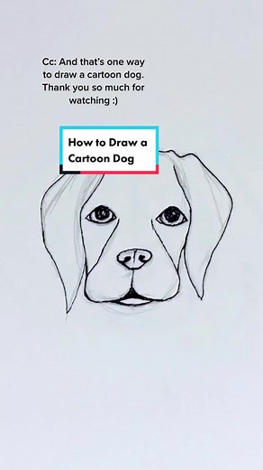 Step-by-Step Cartoon Dog Drawing Tutorial