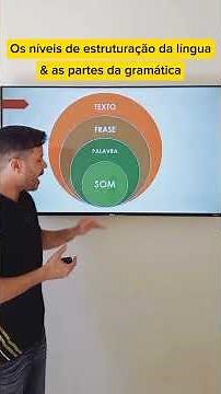 Os níveis de estruturação da língua e as partes da gramática #português #enem #gramática #concurso