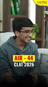 CLAT Mock Scores: From 60s to 110 | AIR 44 Yajvin Mahajan