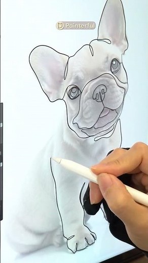 One line, one pet. The magic of continuous line art! ✨ #digitalart #lineart #illustration