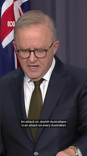 PM speaks following the mass shooting at Bondi Beach | ABC NEWS