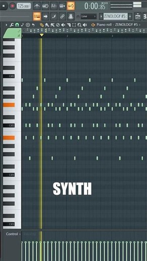 how i made this beat in FL Studio 21 #shorts #producer #tutorial