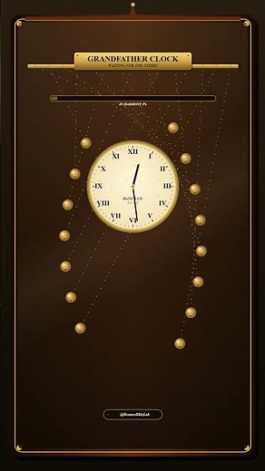 15 Pendulums Try to Sync Inside a Grandfather Clock 🕰️ #shorts
