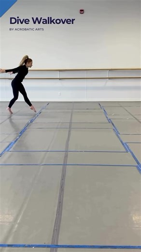 🤸‍♀️Skill Feature: Dive Walkover ft. @briarnolet 🔍 Focus on distance after push off, walkover with good technique in full split, head is last to come up, balanced ending position with good posture 👌 Curious to learn more? Dive into the AcroDance Resource Center! ✨🔗✨ https://www.acrobaticarts.com/curriculum/curriculum-resource-center-app #AcrobaticArts #AcroDance #SkillDevelopment | Acrobatic Arts