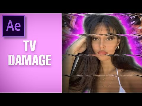 TV DAMAGE | after effects tutorial