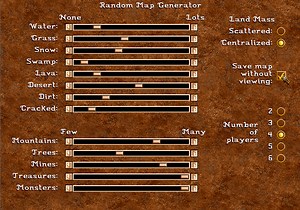 Random map generator (RMG) - Heroes 2 Gold