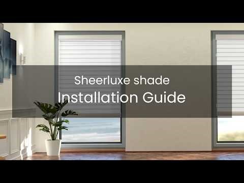 How to Install Sheerluxe Blinds