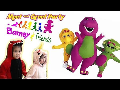 Barney and Friends Dinosaur Party with Kids | Meet and Greet with Kids | 5th