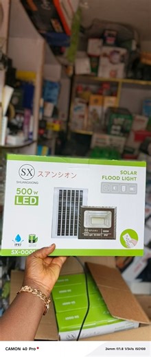 Enough of your surrounding looking dark and scary at night o reasons I bring you this 500W solar street light with remote control it's so durable, of good quality, comes with remote control and of course affordable available exactly as seen but in limited quantities do send me a DM to order before it's sold out on WhatsApp 08103418314💃💃💃 #creatorsearchinsights #householdvendorinibadan #fyppppppppppppppppppppppp #fypシ #viral #viral_video #solarstreetlightwithremotecontrrol | Mohammed Shukurat