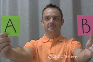 Concussion Home Exercise - Saccades Exercies (Horizontal)