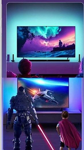 ✨ Bluetooth App Control TV Backlight | RGB LED Strip with Music Sync & Color Picker