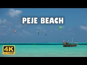 Paje Beach, Zanzibar, Tanzania 🇹🇿 | 4K Drone Footage