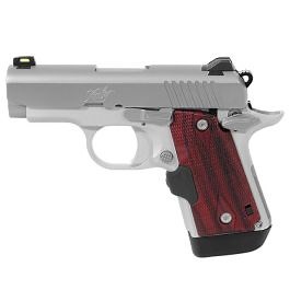 Kimber Micro 9 Stainless Rosewood LG 9mm 3.15" Barrel 7 1