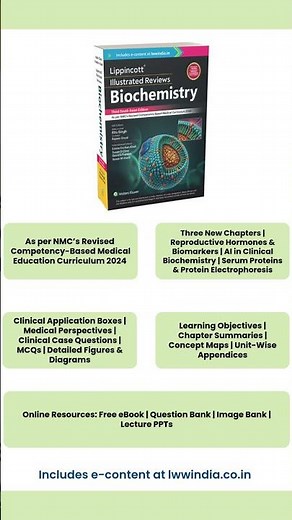 Lippincott Biochemistry | CBME 2024 | MBBS Students