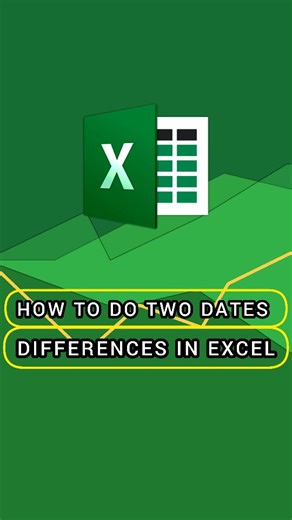 72 reactions · 25 shares | Excel  How to do two dates differences in...
