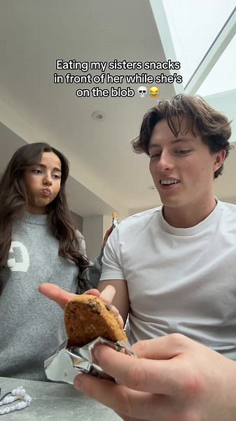 Eating My Sister's Snacks: A Fun Food Encounter