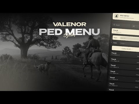 V-Ped Menu | Most Advanced Ped Menu System | RedM Script