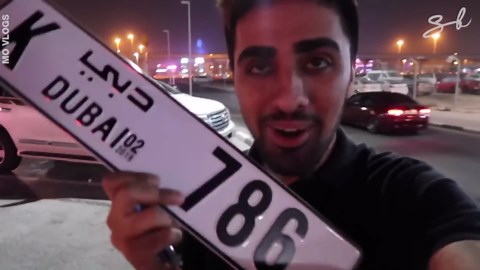 The most expensive license plate system in the world - Dubai