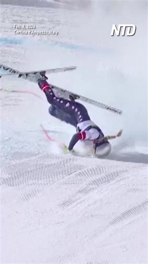 Lindsey Vonn's defiant bid to win the Winter Olympic downhill at the age of 41, on a rebuilt right knee and a badly injured left knee, ended Sunday in a frightening crash that left her with a broken leg and saw her taken to safety by a rescue helicopter for the second time in nine days. | NTD Life