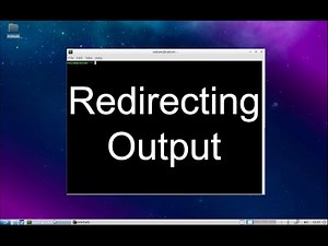 Command Line: Redirecting Output