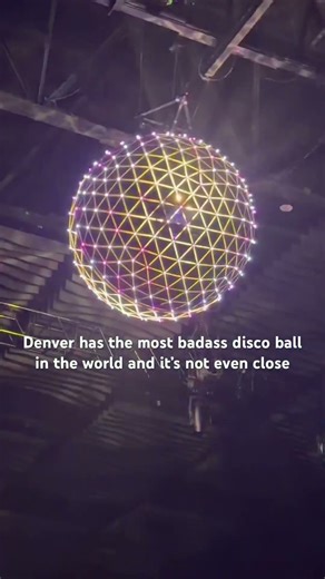The most badass disco ball #disco #discoball #denver #concert #music #omg #crazy