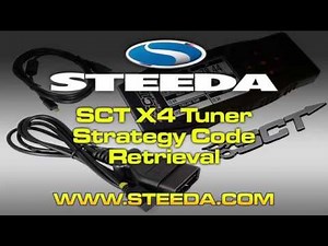 SCT X4 Mustang Tuner Strategy Code Retrieval - Steeda
