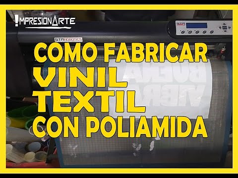 Como FABRICAR vinil textil PLASTISOL con POLIAMIDA //IMPRESIONARTE