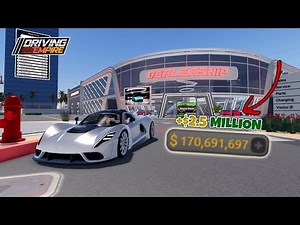 How To Get $2.5 MILLION On Your Private Server! (Roblox Driving Empire)