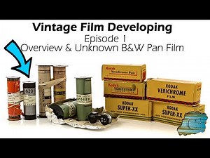Vintage Film Developing: Step-by-Step with Unknown B&W Pan Film [Ep. 1]