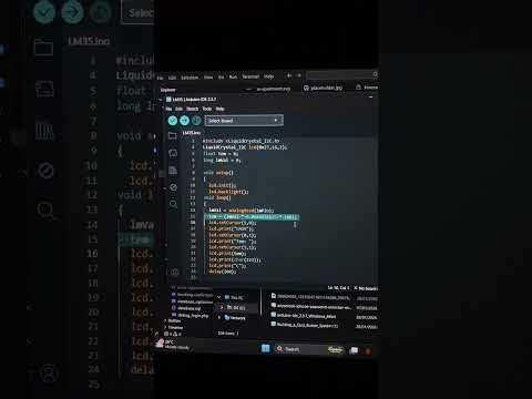 Temperature sensor with arduino uno