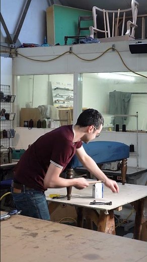How to recover a footstool from start to finish! #howto #sewingtutorial #upholstery #diy #timelapse