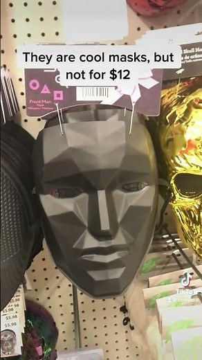 Squid Game masks tiktok video