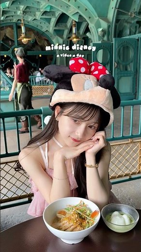 夏Disney🐚🩵可愛すぎるビスチェであまりにも可愛いミニーちゃんコーデ🎀可愛い写真いっぱい撮れた📷🫶🏻 #ディズニー #低身長コーデ #ディズニーシー #低身長コーデ #あみみゆ