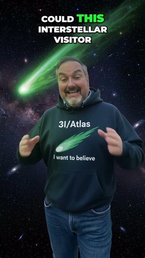 Alien Visitor 3I Atlas: Glowing Green Halo Explained! #shorts