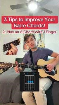 3 Tips to Improve your Barre Chords!! 🎸