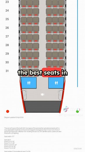 Iberia Airbus A320ceo Flight Seat Map Overview