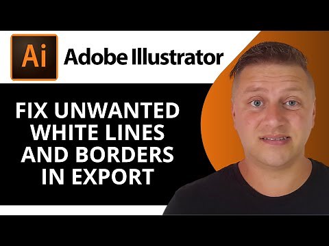 How to Fix Unwanted White Lines and Borders in Export on Adobe Illustrator | Adobe Tutorial 2026